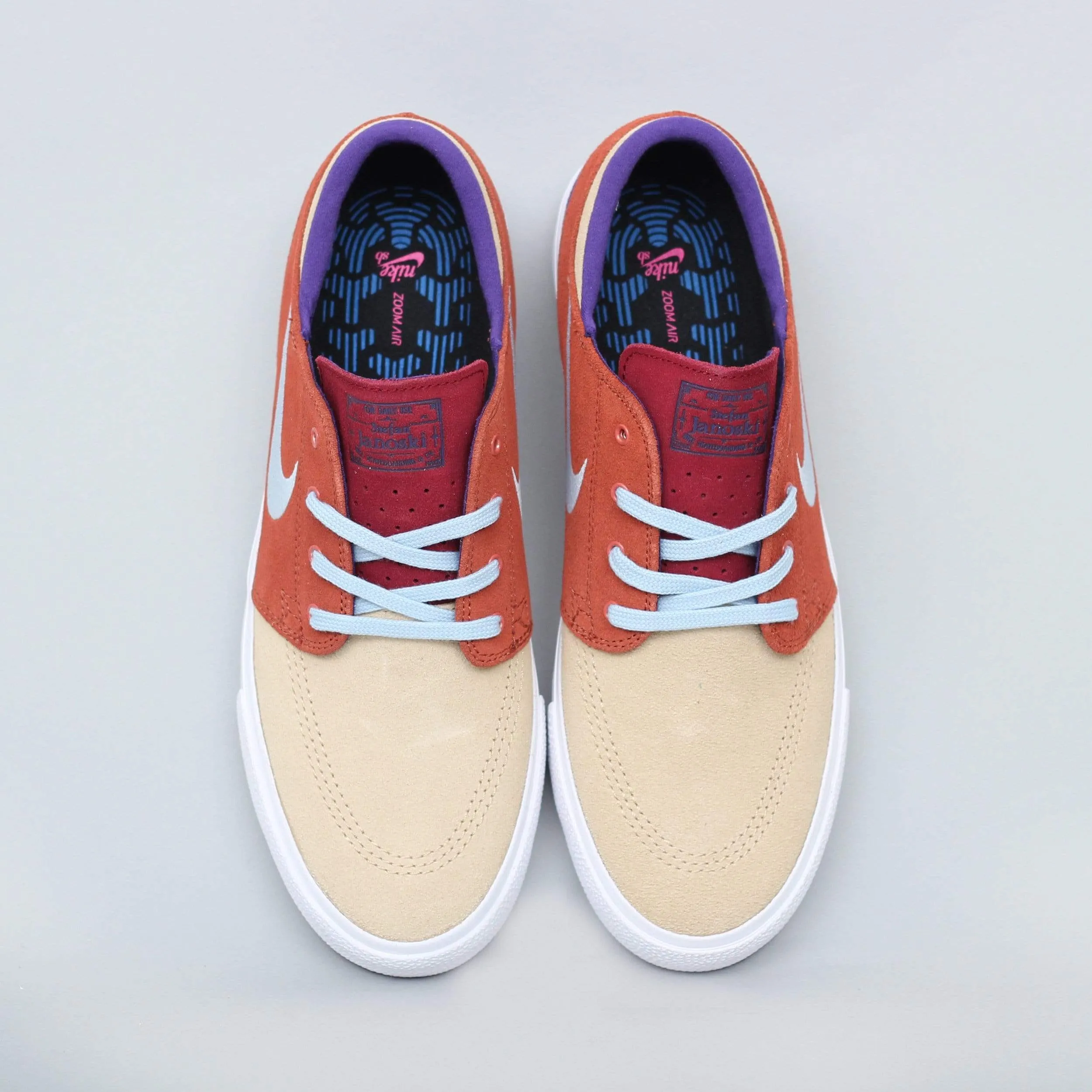 Nike SB Janoski RM Shoes Desert Ore / Light Armory Blue