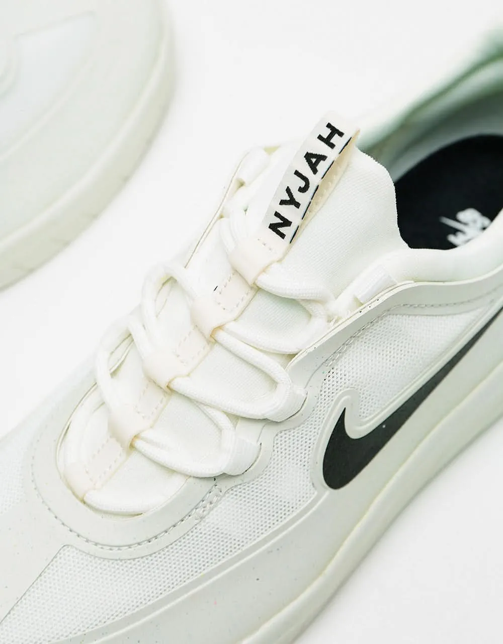 Nike SB Nyjah Free 2.0 Skate Shoes - Summit White/Black-Summit White