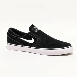 Nike SB Zoom Janoski  Slip Black & White Skate Shoes