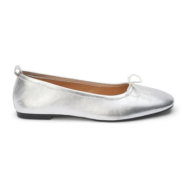 Nikki Leather Ballet Flat