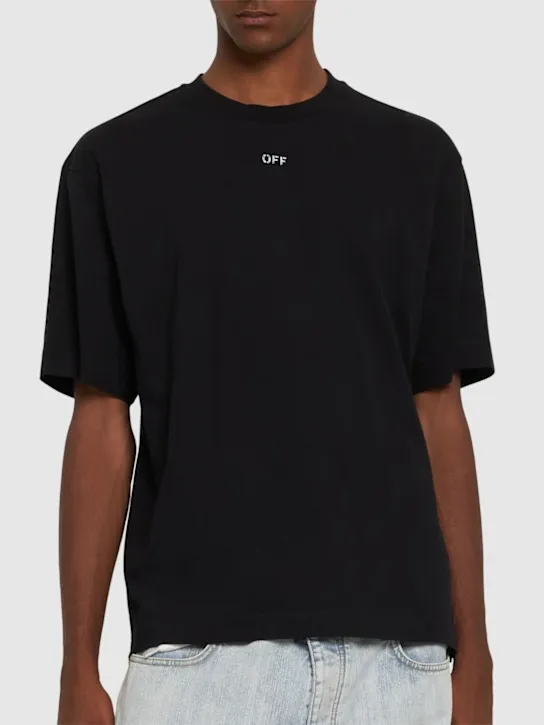 Off-White   Off Stamp Skate cotton t-shirt 