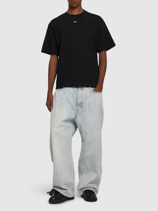 Off-White   Off Stamp Skate cotton t-shirt 