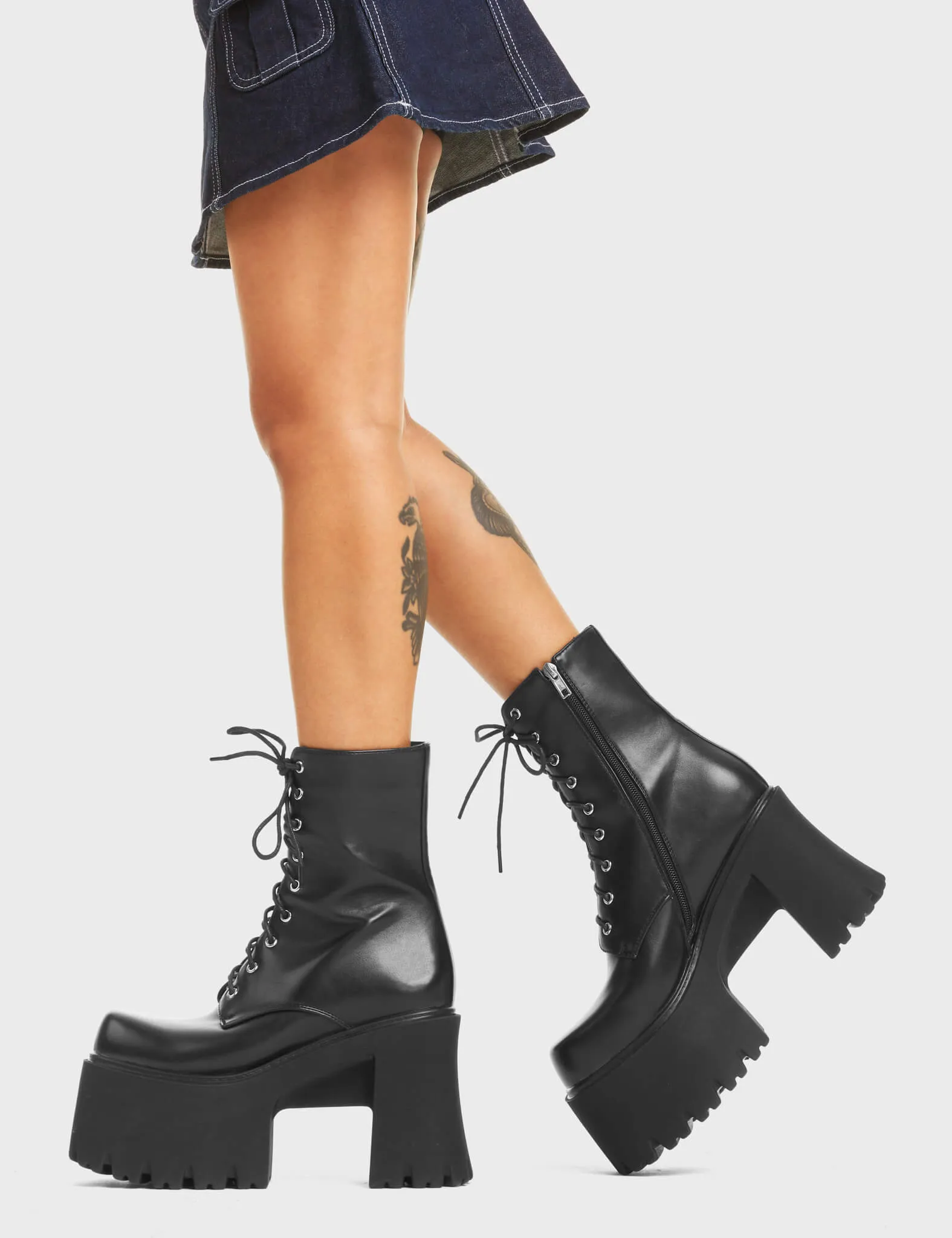 Passion Chunky Platform Ankle Boots