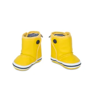 Petit Bateau babies rain yellow booties boots Size 6 month 19/20 cm children