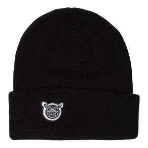Pig Head Dock Beanie Black