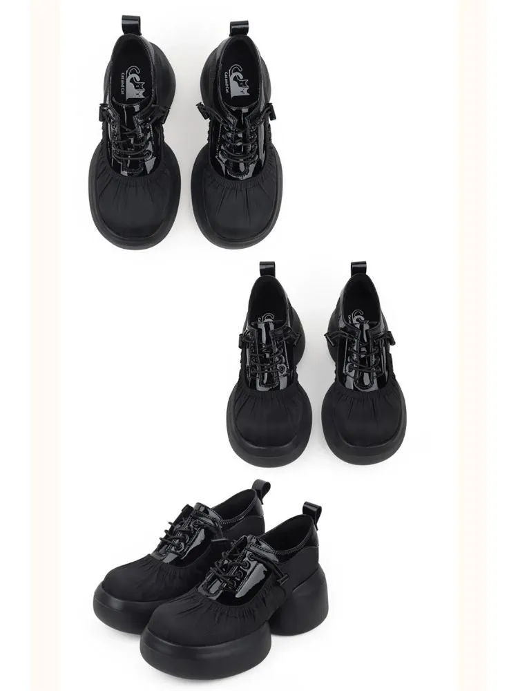 Platform heel short boots【s0000004480】