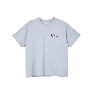 Polar Skate Co 3 Tone Fill Logo T-Shirt - Sport Grey