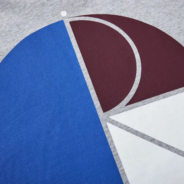 Polar Skate Co 3 Tone Fill Logo T-Shirt - Sport Grey