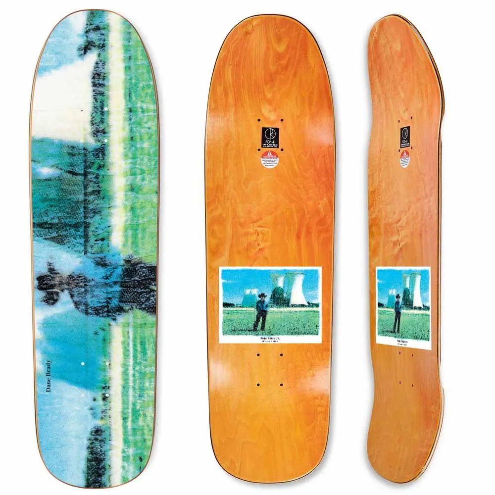Polar Skateboards Dane Brady Texas 1991 Jr Shape Skateboard Deck 8.75"