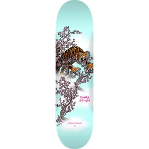 Powell Peralta 8.5" x 32.08" Yosozumi Tiger Light Blue Shape 244 K20 Skateboard Deck