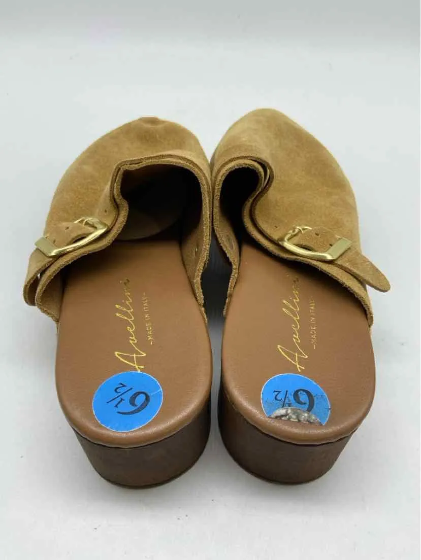 Pre-Owned Avellini Brown Size 37 Clogs Clogs