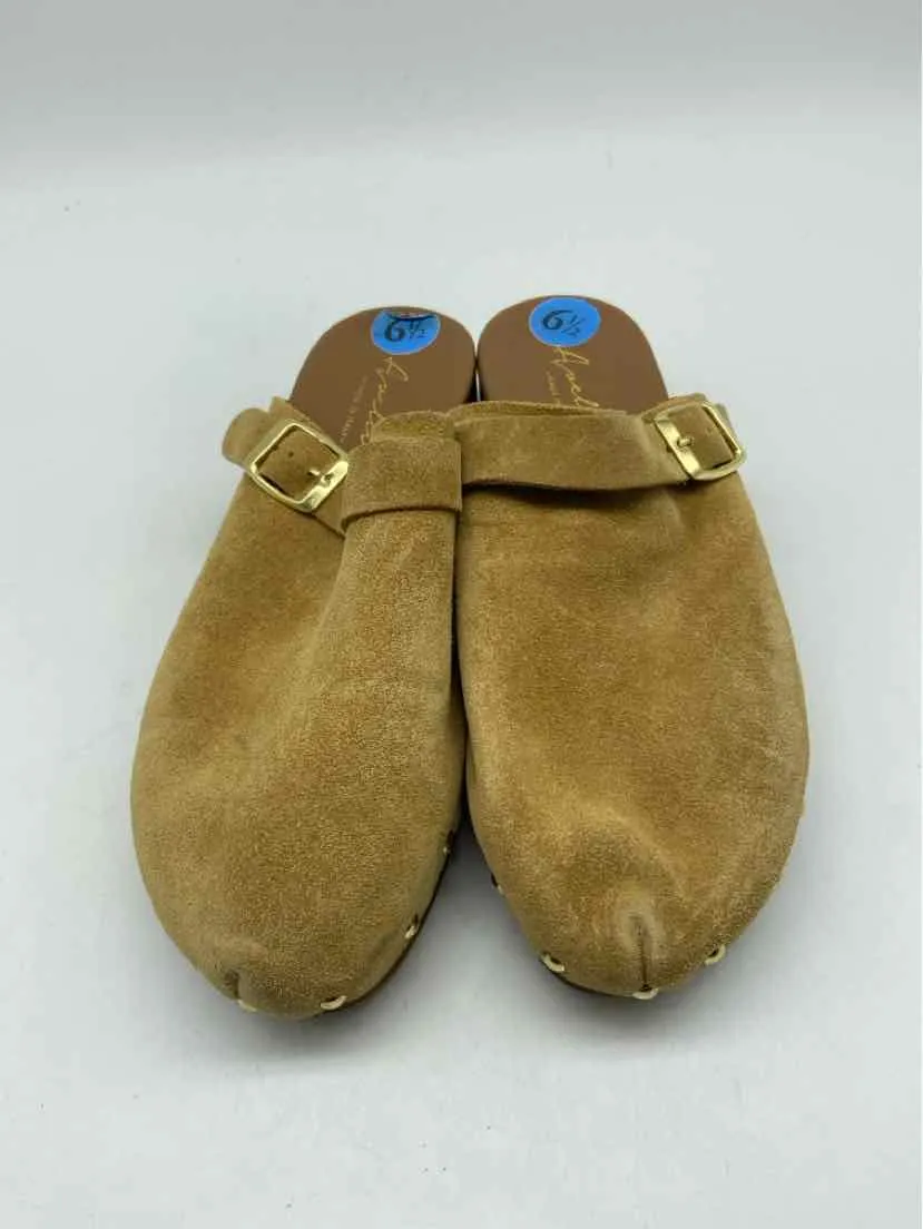 Pre-Owned Avellini Brown Size 37 Clogs Clogs