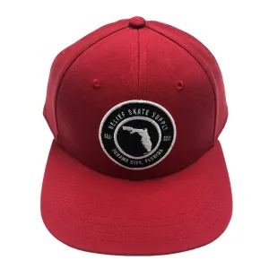 RELIEF FLORIDA SNAPBACK HAT RED