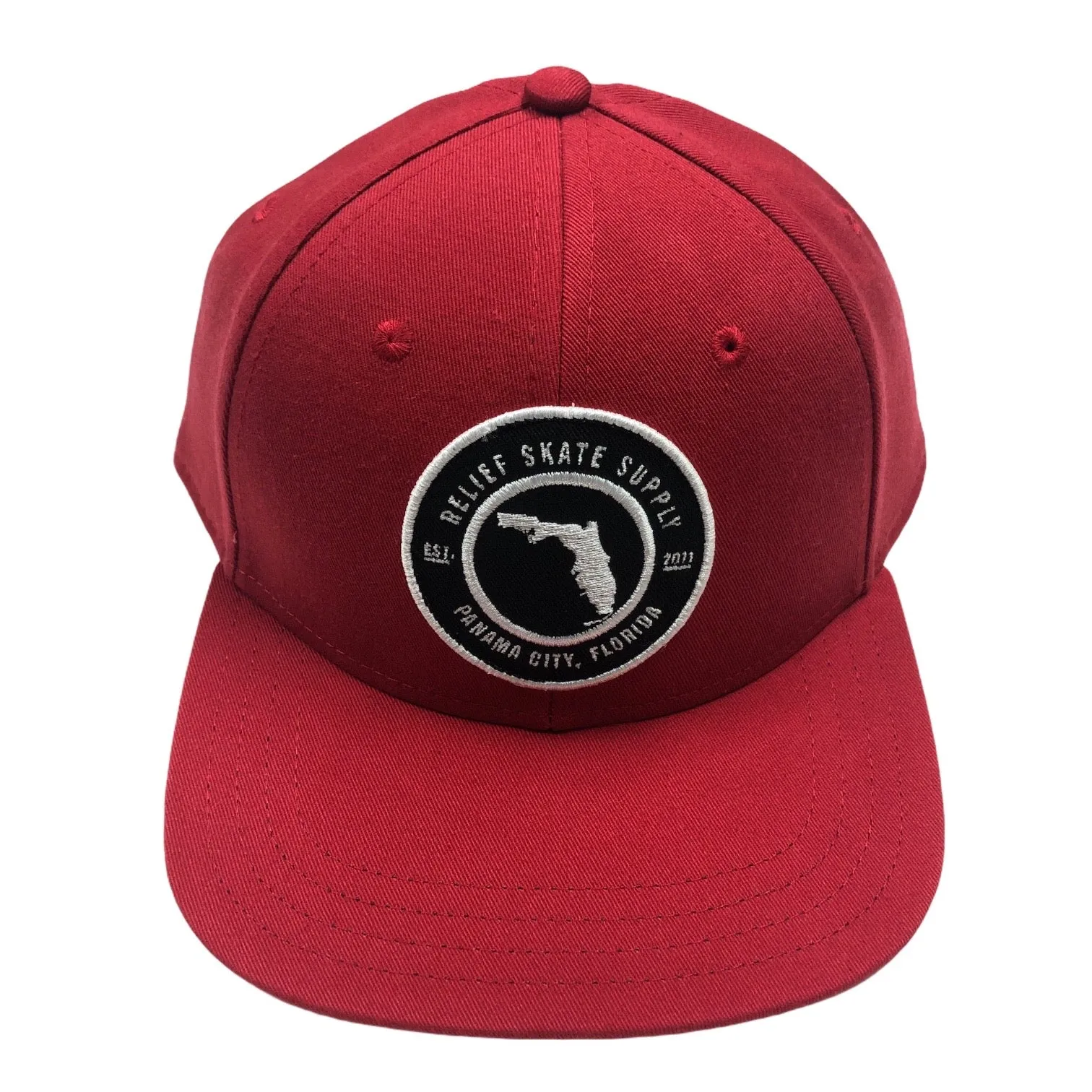 RELIEF FLORIDA SNAPBACK HAT RED