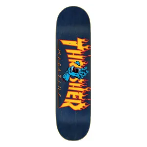 Santa Cruz 8.25" x 31.8" Thrasher Screaming Flame Logo Skateboard Deck