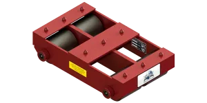 Short Straight Line Skate HST-1012 | 6 Ton Capacity - Steel Rollers