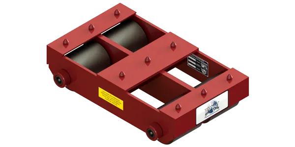 Short Straight Line Skate HST-1012 | 6 Ton Capacity - Steel Rollers
