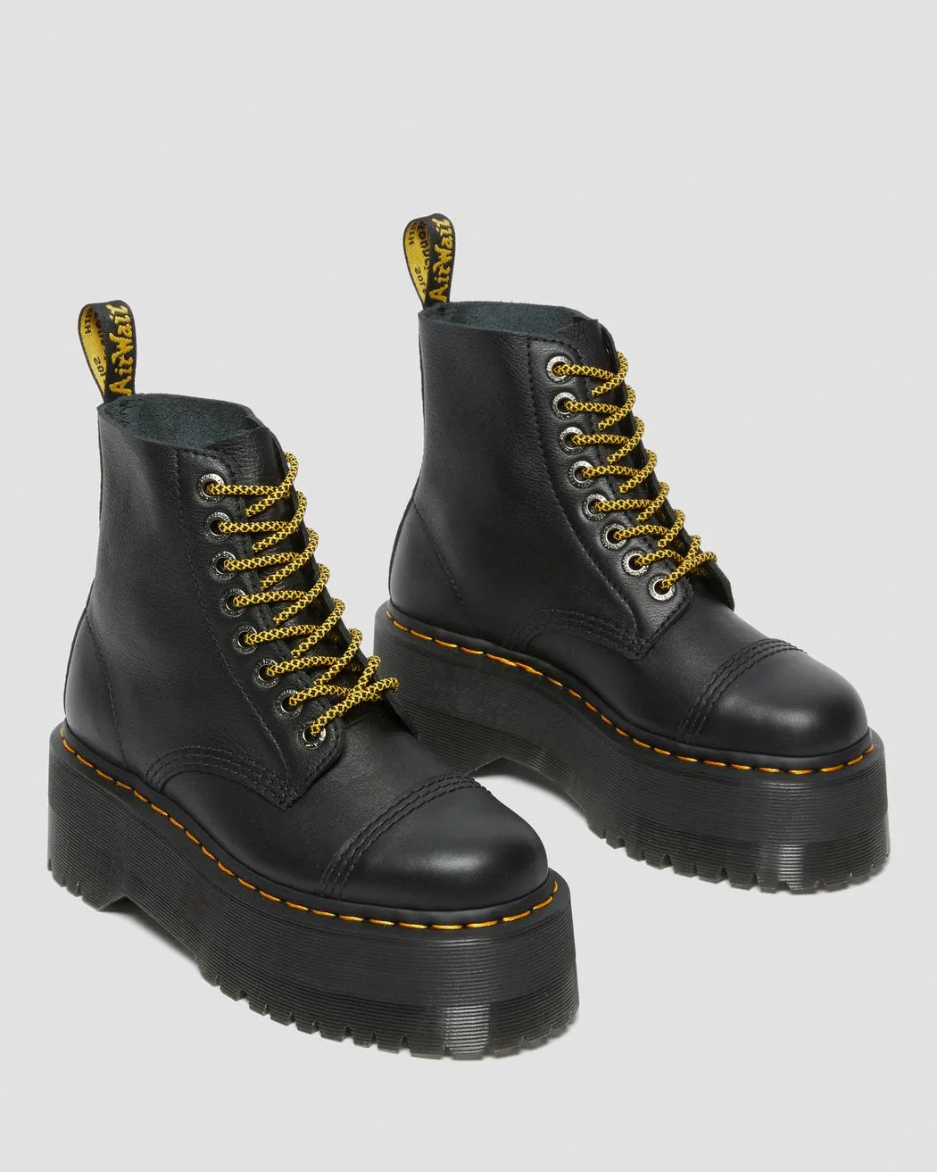 Sinclair Max Pisa Leather Platform Boots