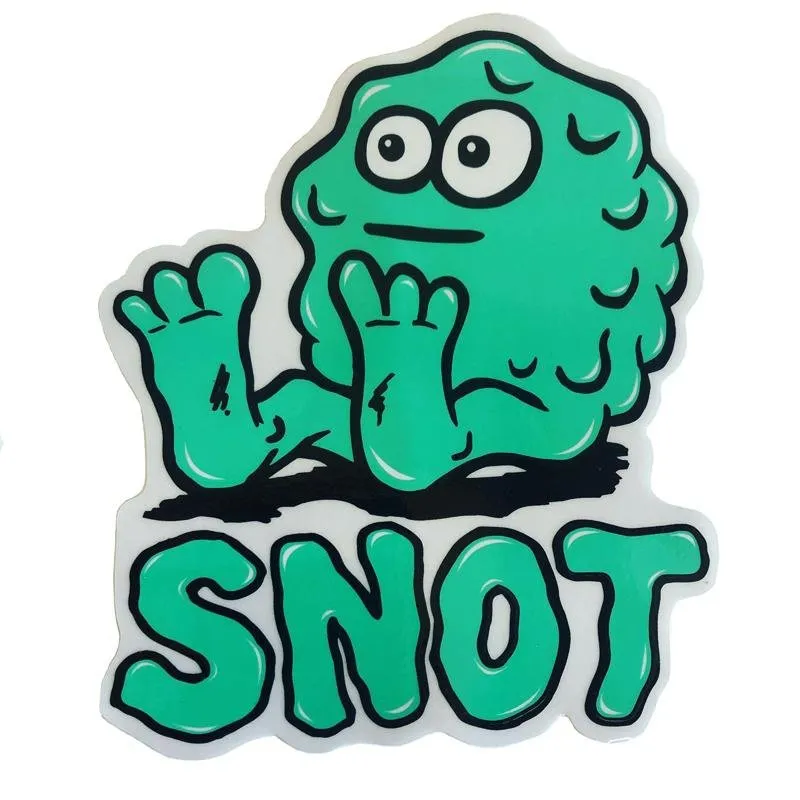 Snot Wheel Co. XL Snot Booger Logo Sticker