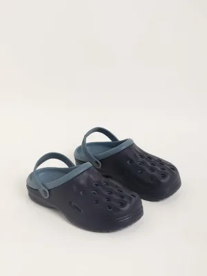 SOLEPLAY Solid Blue Clogs
