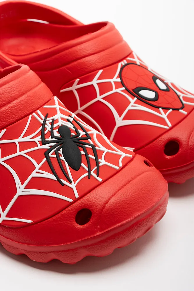 Spiderman Clog Red