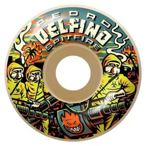Spitfire 55mm 99a Pedro Delfino Classic Shape Skateboard Wheels 4pk
