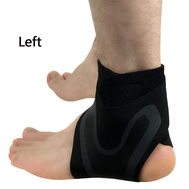 Sport Elastic Ankle Support Brace with Guard Band