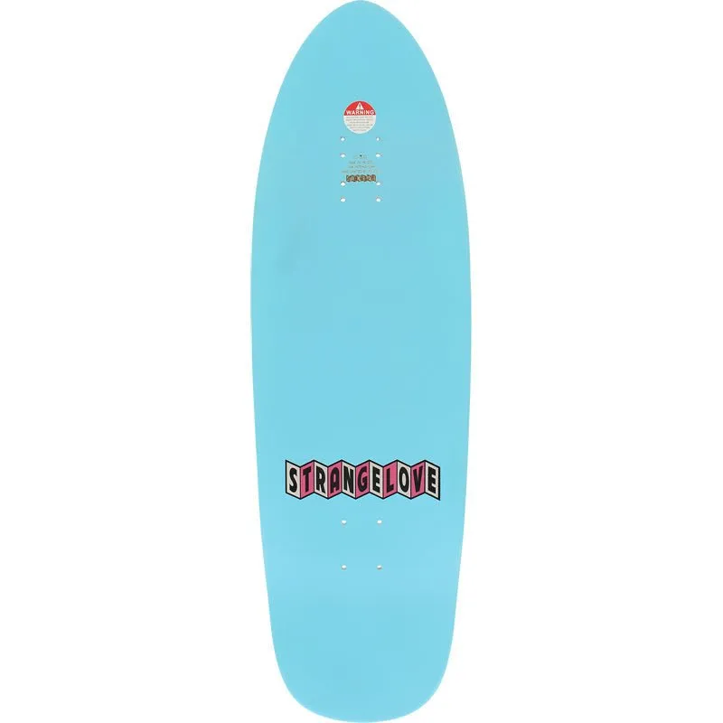 StrangeLove 10" x 32.75"  Natas Sean Cliver Blue Denim Skateboard Deck