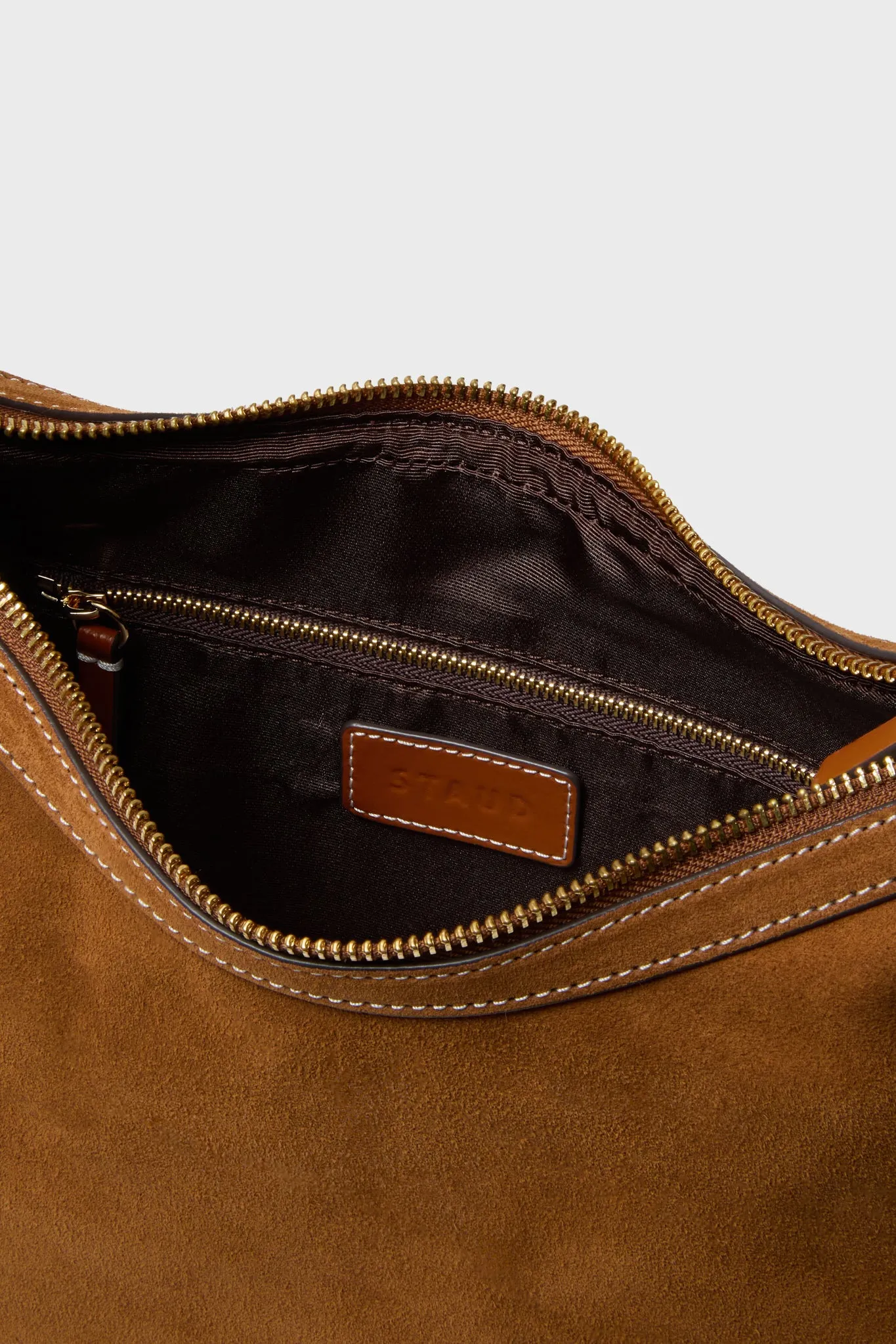 Tan Suede Pine Hobo