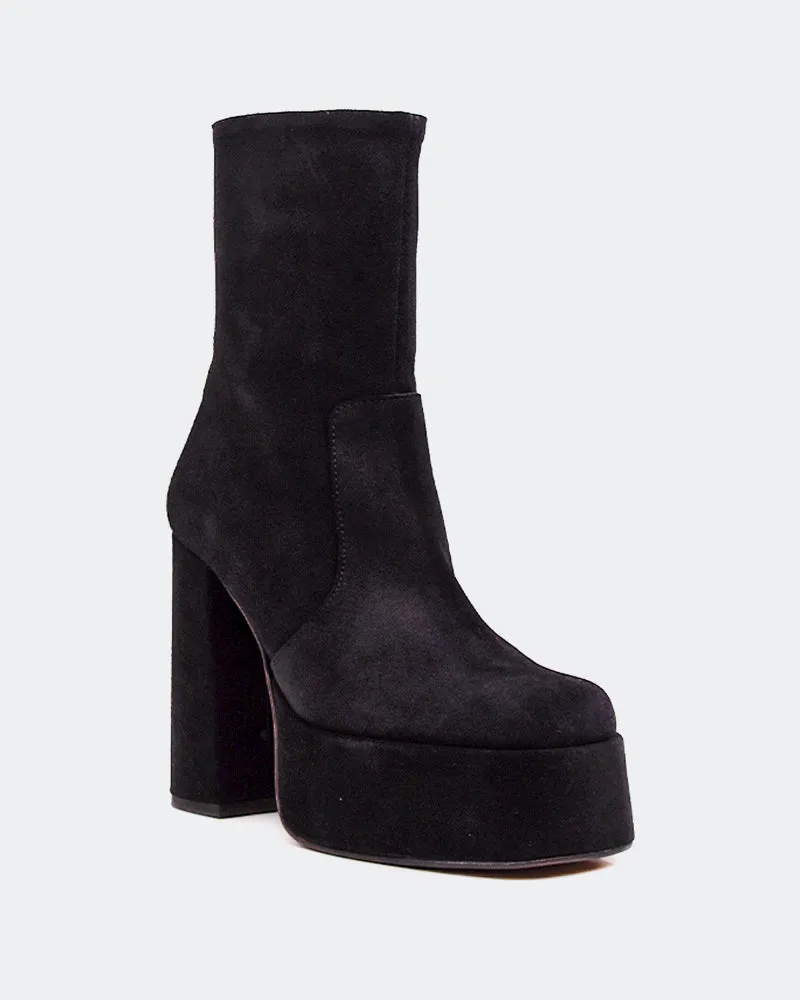 Tate Black Suede