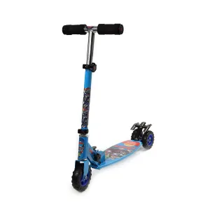 Toyzone Scooter Oval-66606 | Kids Scooter | Kids Skate | Skating Ride on| Smart Kick Scooter | Adjustable Height and Rear Brake | Foldable Scooter | for Kids Age 6  Years