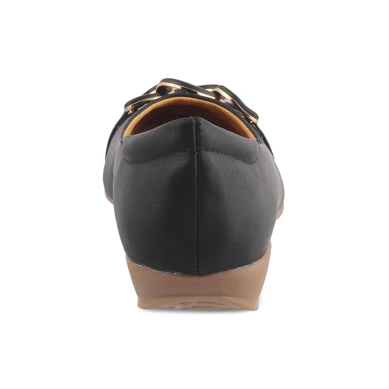 tresmode 239-VERONA Black Women Flat Ballerina EU/36 UK/3