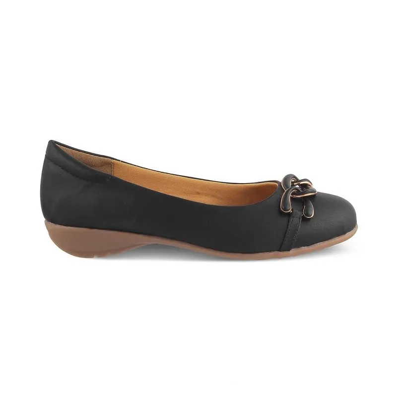 tresmode 239-VERONA Black Women Flat Ballerina EU/36 UK/3