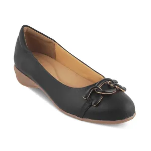 tresmode 239-VERONA Black Women Flat Ballerina EU/36 UK/3