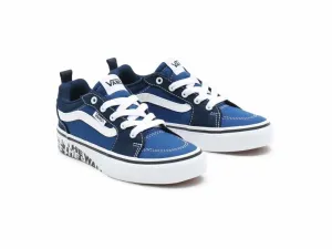 Vans Filmore Otw Sidewall VN0A3MVP9BV1 Youth Kids Blue/White Skate Shoes HS3818
