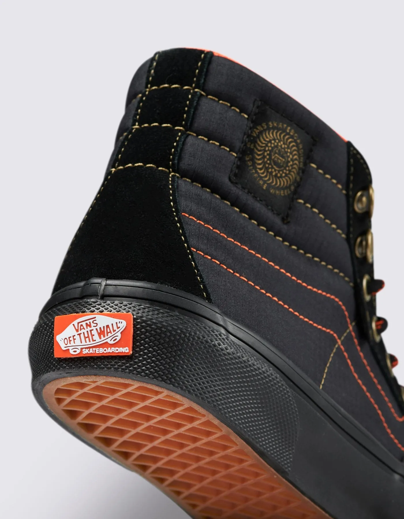 Vans x Spitfire Skate Sk8-hi Reissue Black/Flame Shoes