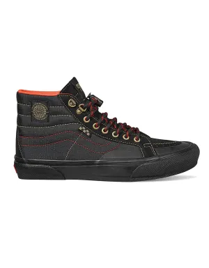 Vans x Spitfire Skate Sk8-hi Reissue Black/Flame Shoes