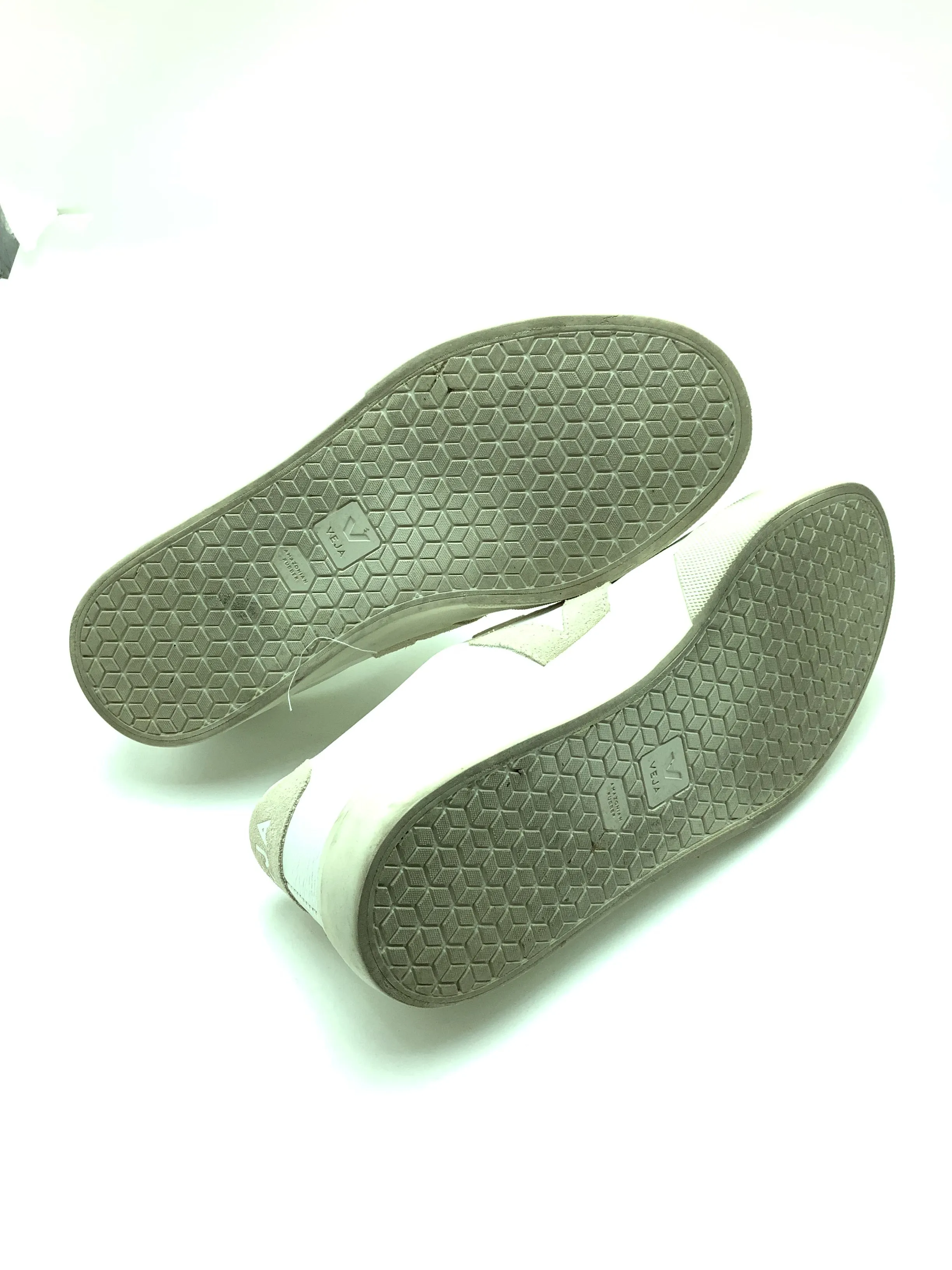 Veja Sneakers Velcro White Leather Size: 10