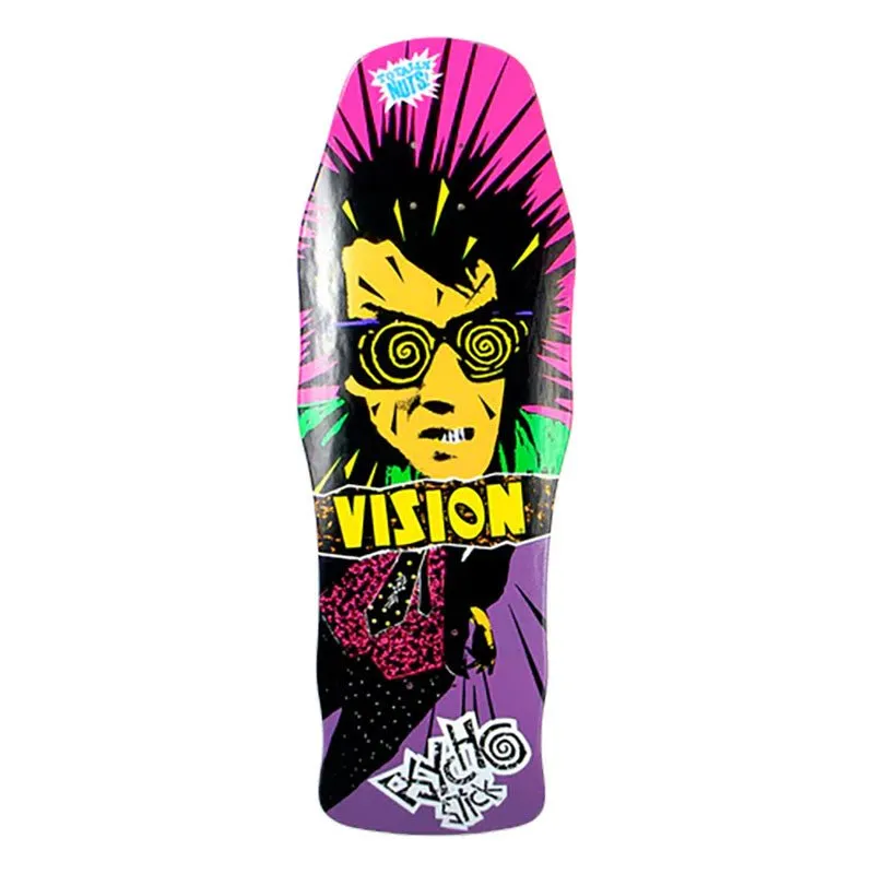 Vision 10" x 30" Original Psycho Stick (PURPLE DIP) Skateboard Deck