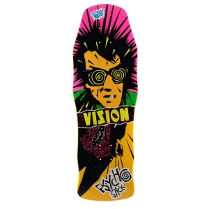 Vision 10" x 30" Original Psycho Stick (YELLOW) Skateboard Deck