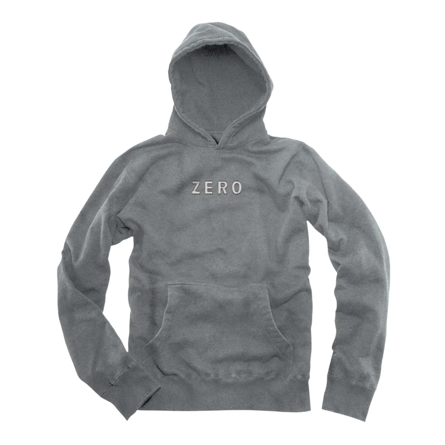 ZERO ARMY EMBROIDERED PULLOVER - GREY
